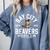 Bay City Beavers Baseball Club Estd 1913 Comfort Colors Sweatshirt Denim