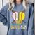 Bonus Mom Of Both Half Baseball Softball Ice Cream Drip Comfort Colors Sweatshirt Denim