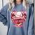 Boys Valentine Baseball Lifestyle Home Plate Ice-Cream Drip Comfort Colors Sweatshirt Denim Boys Valentine Baseball Lifestyle Home Plate Ice-Cream Drip Comfort Colors Sweatshirt Denim