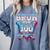 Bruh It's My 100 Days Of School Baseball Ice Cream Drip Boys Comfort Colors Sweatshirt Denim Bruh It's My 100 Days Of School Baseball Ice Cream Drip Boys Comfort Colors Sweatshirt Denim
