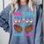 Bruh Its My 67 33 Day Of School Baseball Boys Kids 100th Day Comfort Colors Sweatshirt Denim