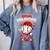 Bruh Valentine Baseball Drip Icecream Apparel Men Youth Boys Comfort Colors Sweatshirt Denim
