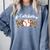 Catcher Mom Baseball Mom Leopard Game Day Comfort Colors Sweatshirt Denim