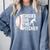 Chicks Dig The Pitcher Baseball Comfort Colors Sweatshirt Denim