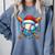Christmas Baseball Drip For Boys Kids Ice Cream Drip Comfort Colors Sweatshirt Denim