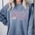 Cool Super Baseball Mom Cool Mother's Day Mama Woman Cute Comfort Colors Sweatshirt Denim