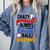 Crazy Proud Always Loud Ball Mom Volleyball Baseball Mom Comfort Colors Sweatshirt Denim Crazy Proud Always Loud Ball Mom Volleyball Baseball Mom Comfort Colors Sweatshirt Denim