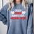 Crazy Proud Always Loud Baseball Mom Shirt Baseball Comfort Colors Sweatshirt Denim