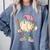 Cute Baseball Ice Cream Drip For Girls & Boys 2 Sides Comfort Colors Sweatshirt Denim Cute Baseball Ice Cream Drip For Girls & Boys 2 Sides Comfort Colors Sweatshirt Denim
