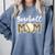 Cute Baseball Mom Leopard Print Mom For Mother's Day Comfort Colors Sweatshirt Denim Cute Baseball Mom Leopard Print Mom For Mother's Day Comfort Colors Sweatshirt Denim