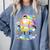 Cute Easter Baseball Ice Cream Boys Girls Kids Comfort Colors Sweatshirt Denim Cute Easter Baseball Ice Cream Boys Girls Kids Comfort Colors Sweatshirt Denim