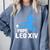 Da Pope Leo XIV Baseball Comfort Colors Sweatshirt Denim Da Pope Leo XIV Baseball Comfort Colors Sweatshirt Denim