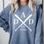 Dad Est 2026 Father Loading New Dad Baseball Pocket Comfort Colors Sweatshirt Denim