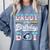 Daddy Of The Birthday Boy Baseball Ice Cream Drip Matching Comfort Colors Sweatshirt Denim