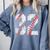 Distressed Baseball Number 32 Jersey Uniform Player Fan Comfort Colors Sweatshirt Denim Distressed Baseball Number 32 Jersey Uniform Player Fan Comfort Colors Sweatshirt Denim