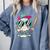 Dripping Baseball Baseball Lover Player Baseballer Comfort Colors Sweatshirt Denim