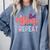 Eat Sleep Baseball Repeat Baseball Moms Comfort Colors Sweatshirt Denim