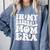Family Mama In My Baseball Mom Era Comfort Colors Sweatshirt Denim