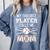 My Favorite Player Calls Me Mom Baseball Mom Game Day Comfort Colors Sweatshirt Denim