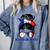 French Baseball Mom France Messy Bun Comfort Colors Sweatshirt Denim French Baseball Mom France Messy Bun Comfort Colors Sweatshirt Denim