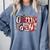 Game Day Baseball Leopard Coquette Bow Mama Mom Sister Comfort Colors Sweatshirt Denim