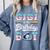Gigi Of The Birthday Boy Baseball Ice Cream Drip Matching Comfort Colors Sweatshirt Denim