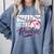 Godfather Rookie Of Year 1st Birthday Baseball Theme Comfort Colors Sweatshirt Denim