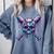 Halloween Baseball Skull Drip Baseball Lifestyle Boy Men Comfort Colors Sweatshirt Denim