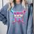 Happy 100 Days Of School Baseball Drip Theme Party 100th Day Comfort Colors Sweatshirt Denim
