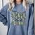 Happy 100th Day Of School Baseball Camo Boys Kids Toddler Comfort Colors Sweatshirt Denim