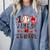 Happy 101 Days Of School Baseball Sports 100th Day Comfort Colors Sweatshirt Denim