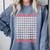 Having A Ball For 100 Days Of School 100th Baseball Comfort Colors Sweatshirt Denim
