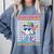 I Hit 100 Days Of School Baseball Ice Cram Drip 100th Boys Comfort Colors Sweatshirt Denim