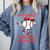 Hit Hard Run Fast Turn Left Baseball Player Comfort Colors Sweatshirt Denim