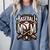 Home Run Baseball Mom Comfort Colors Sweatshirt Denim