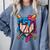 HUGvyn 7th Birthday Baseball Ice Cream Drip Number 7 Kid Boy Comfort Colors Sweatshirt Denim HUGvyn 7th Birthday Baseball Ice Cream Drip Number 7 Kid Boy Comfort Colors Sweatshirt Denim