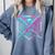 Ice Cream Baseball Drip Home Plate Bats Cool For Boys Youth Comfort Colors Sweatshirt Denim