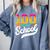 Ice Cream Drip 100 Days Of School Baseball Boys 100th Day Comfort Colors Sweatshirt Denim