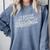 I'd Rather Be Playing Baseball Player Coach Fan Game Day Tee Premium Tri-Blend Comfort Colors Sweatshirt Denim