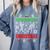 I'Ll Be Home For Christmas Baseball Xmas Comfort Colors Sweatshirt Denim I'Ll Be Home For Christmas Baseball Xmas Comfort Colors Sweatshirt Denim