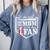 I'm Not Just His Mom I'm His One Fan Proud Baseball Mom Comfort Colors Sweatshirt Denim