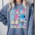 It's My 11th Birthday Baseball Ice Cream Drip Theme Comfort Colors Sweatshirt Denim