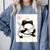 Japanese Grumpy Frog Baseball Player Baseball Comfort Colors Sweatshirt Denim