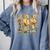 I Just Hit 100 Days Of School Baseball Camo Boys Kid Toddler Comfort Colors Sweatshirt Denim