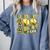 I Just Hit 100 Days Of School Baseball Teacher Boy Girl Kid Comfort Colors Sweatshirt Denim