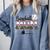 Leopard Baseball Mom Mama Mommy Sport Comfort Colors Sweatshirt Denim
