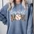 Leopard Baseball Mom Matching Baseball Mama Family Matching Comfort Colors Sweatshirt Denim