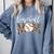 Leopard Baseball Mom Matching Baseball Mama Family Matching Premium Comfort Colors Sweatshirt Denim