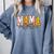 Leopard Baseball Softball Mama Bow Softball Baseball Mom Comfort Colors Sweatshirt Denim Leopard Baseball Softball Mama Bow Softball Baseball Mom Comfort Colors Sweatshirt Denim