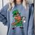 Leprechaun Baseball St Patricks Day Saint Pattys Men Boys Comfort Colors Sweatshirt Denim